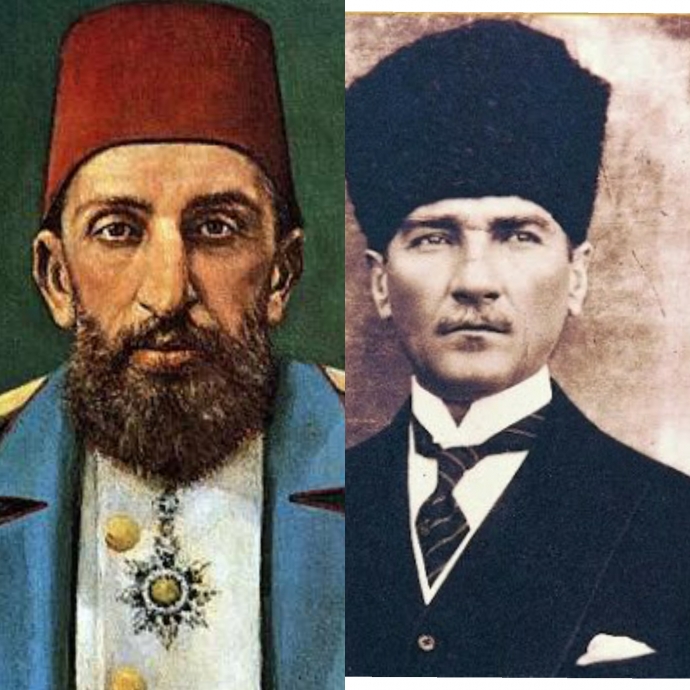 iki fotoğraf iki lider