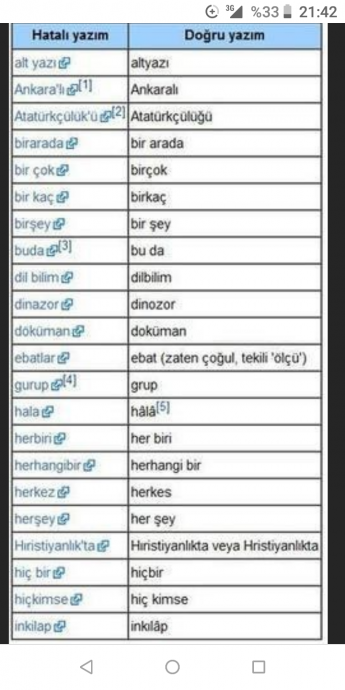 türkçede yapılan yaygın hatalar 1