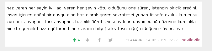 28000 den fazla okuru olan sözlük yazarı