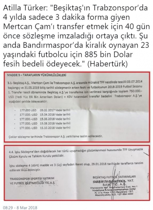 mertcan çam ın beşiktaş a transferi