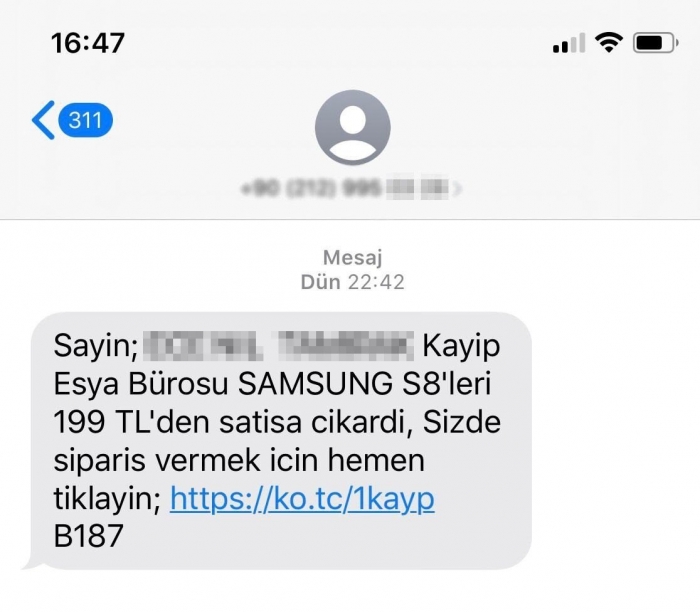 uçakta unutulan telefonları satıyoruz vurgunu