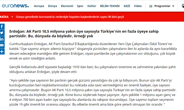 10 milyon üyesi olup 4 milyon sms almak