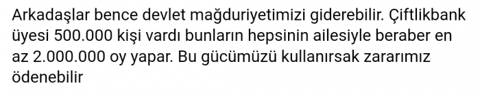 devlet zararımızı karşılamazsa oy vermeyiz