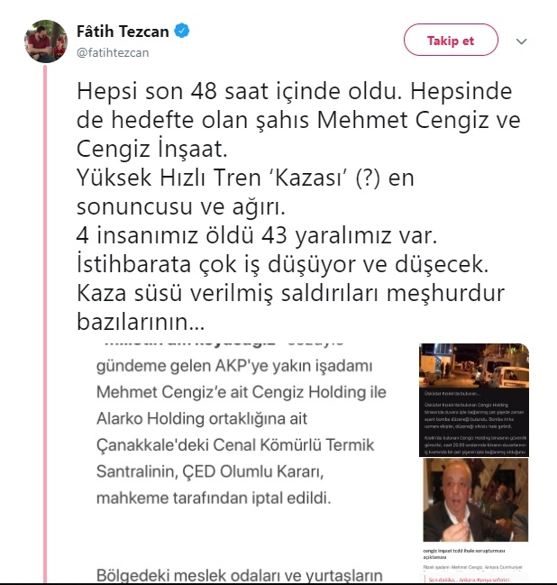 fatih tezcan ın mehmet cengiz i yalaması