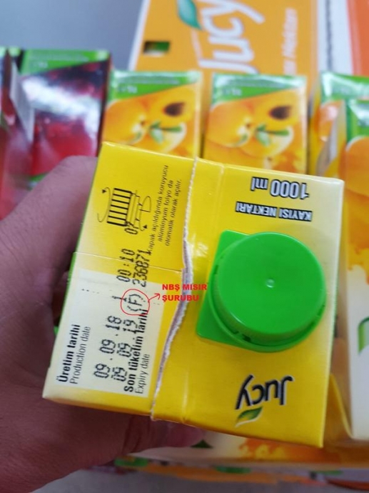 içecek ambalajlarındaki f ibaresi