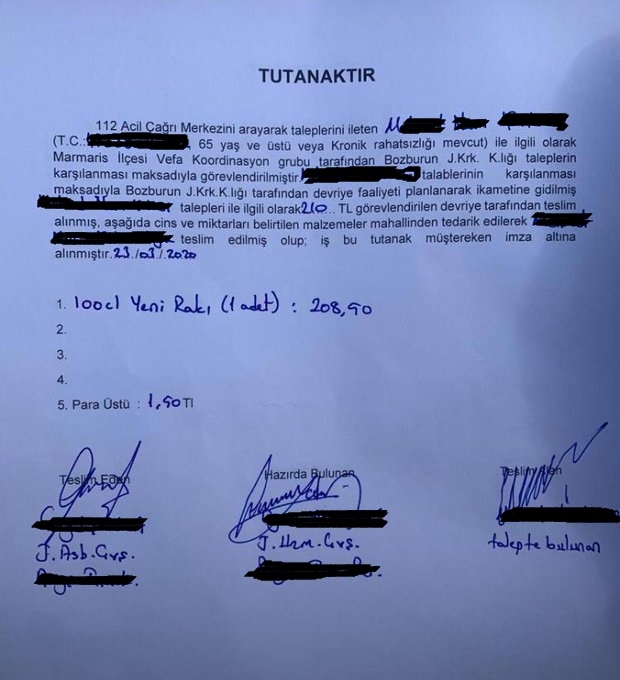 jandarmaya rakı aldıran 65 yaş üstü amca