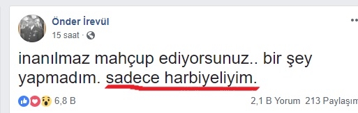 albay önder irevül den türk milletine mesaj
