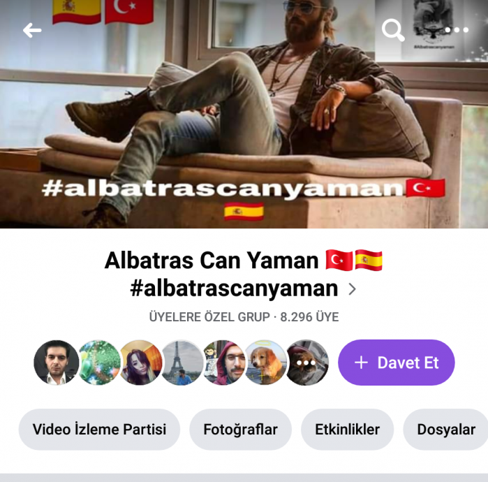 gavurların can yaman facebook grubu kurması