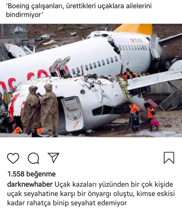 boeing çalışanları uçaklara ailelerini bindirmiyor