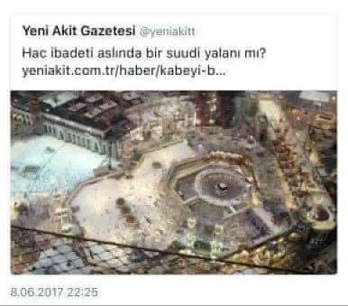 yeni akit in hac ve suudi yalanı haberi
