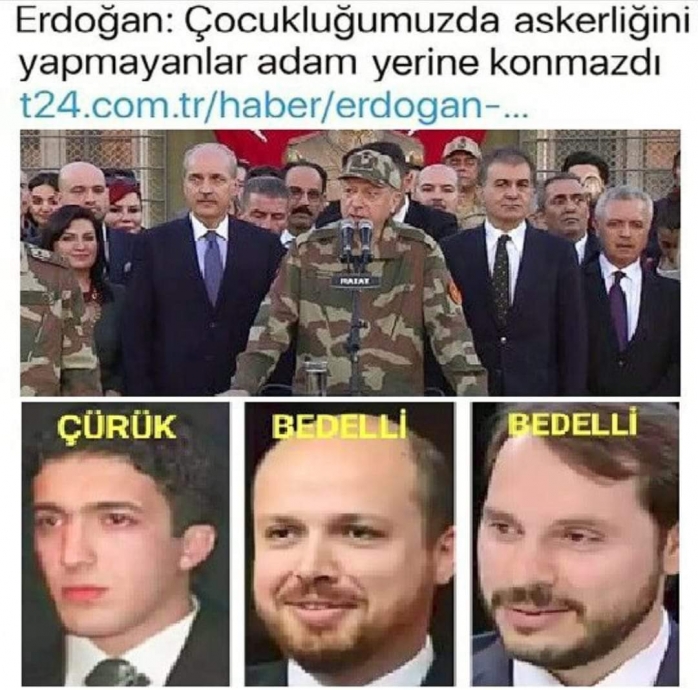 askerliğini yapmayanları adam yerine koymuyoruz