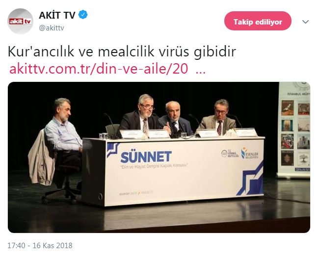 kurancılık virüs gibidir