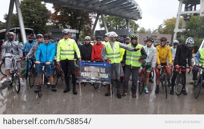 Büyükşehir İle Pedal Pedal Bursa Etkinliğinden Kareler