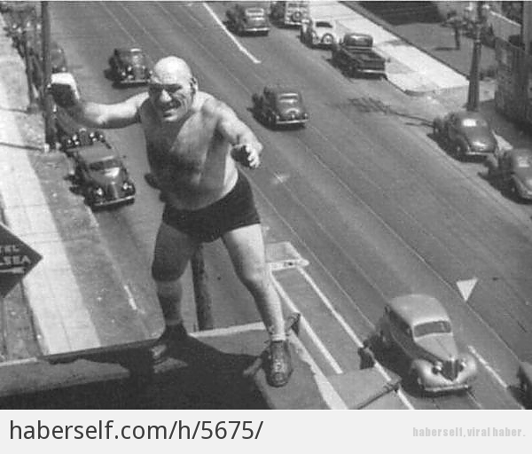 Shrek Karakterine İlham Veren Fransız Güreşçi Maurice Tillet'in 8 İlginç Fotoğrafı