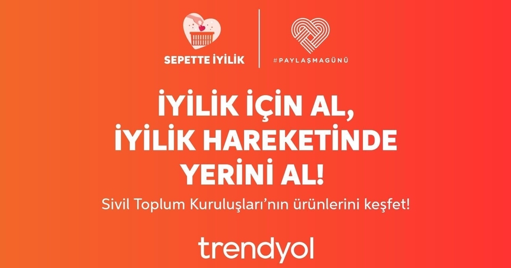 Trendyol, Paylaşma Günü’nde Sepette İyilik ile STK’ları Güçlendiriyor
