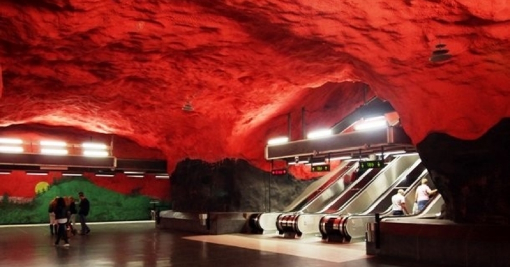 Dünyanın En Görkemli Metro İstasyonlarına Sahip Stockholm'den 19 Şahane Metro Durağı