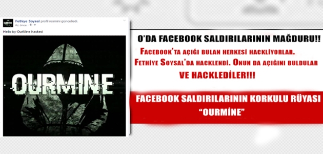 O'DA FACEBOOK SALDIRILARININ KURBANI!!