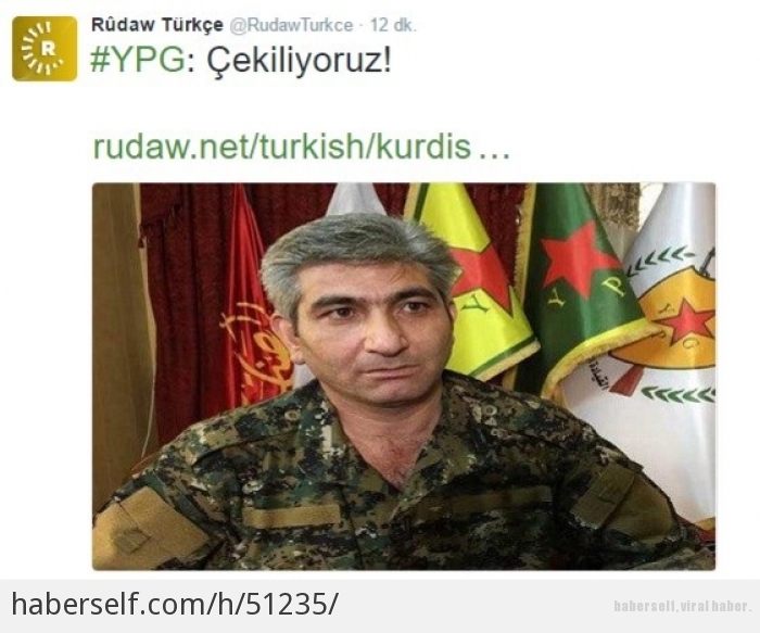 YPG: "Fırat'ın Batısından Çekiliyoruz"