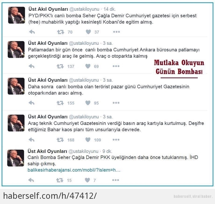 Cumhuriyet Gazetesi İle İlgili Şok İddia