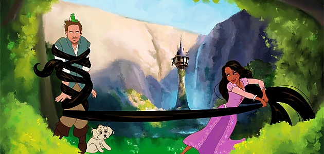 Sevgililer Günü Hediyesi Olarak kız Arkadaşını Disney Prenseslerine Çeviren Gencin 7 Başarılı Çalışması