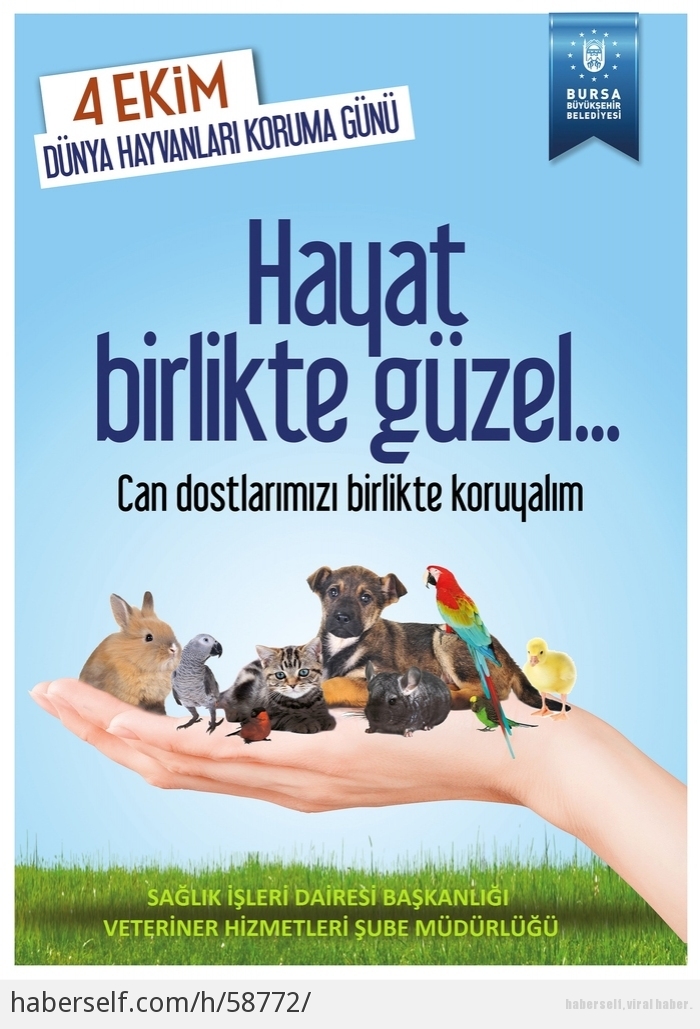 Bursa Büyükşehir Belediyesi’nden Hayat Birlikte Güzel Çağrısı