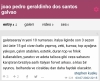joao pedro geraldinho dos santos galvao / #2245013