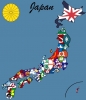 japonyanın vilayetlerini gösteren haritalar