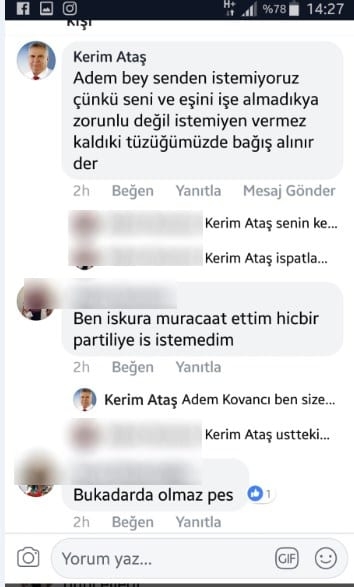 akp ye 200 tl bağış yapana kadrolu iş dağıtmak