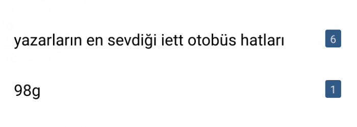 başlıkları alt alta okumak