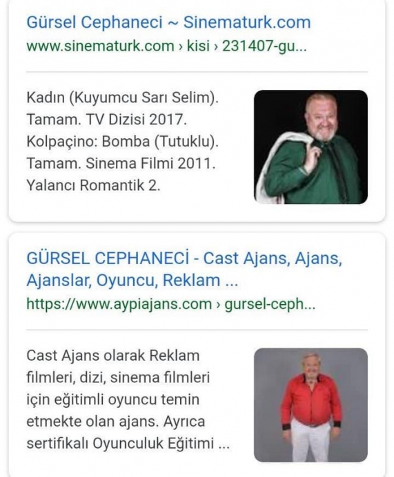 a haber in röportajda dizi oyuncusunu kullanması