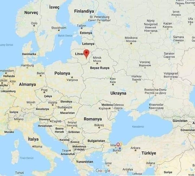 atatürk ve litvanya daki trakai kasabası