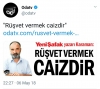 rüşvet vermek caiz almak ise haramdır / #1675008