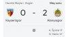 31 temmuz 2025 kayserispor alanyaspor maçı
