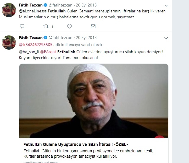 akp lilerin fetöcü tweetlerini bulma yöntemi