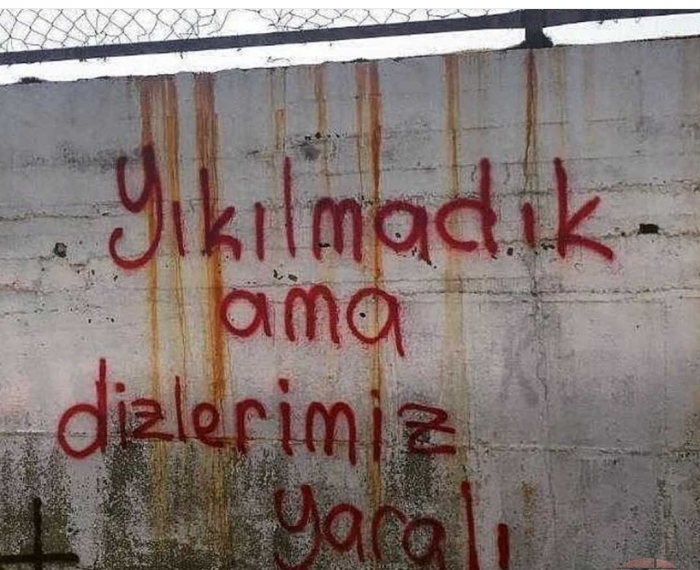 gecenin duvar yazısı