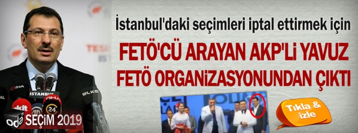 akp seçim sözcüsünün fetö pozu
