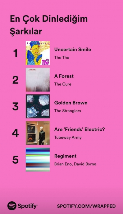 yazarların spotify istatistikleri