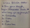 dün yarın olsaydı bugün perşembe olurdu / #2118371