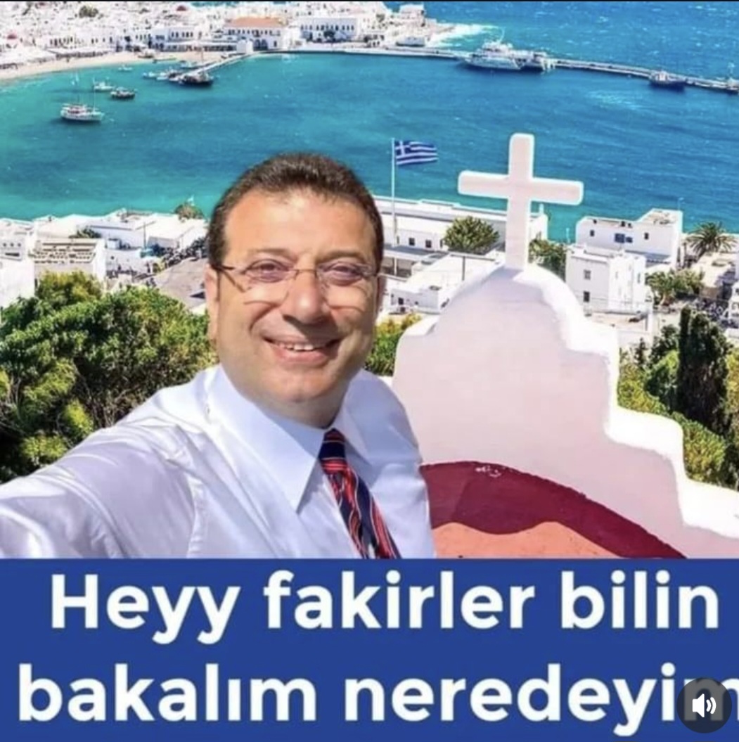 ekrem imamoglu tatilde 