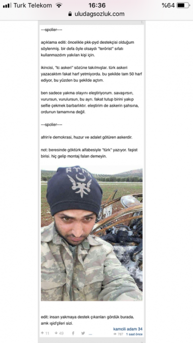 şikayet edilince entryi değiştiren kürtler