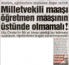vekil maaşları öğretmen maaşlarını geçmesin