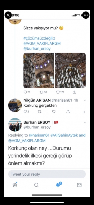 laleli camiine takılan spektaküler avize