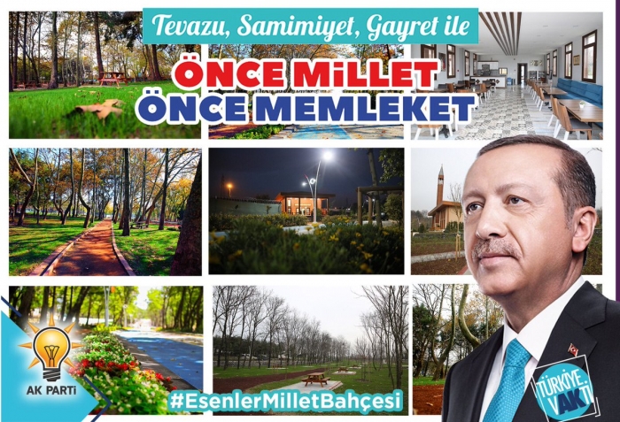 esenler 15 temmuz millet bahçesi