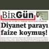 diyanetin faiz geliri elde etmesi / #1545195