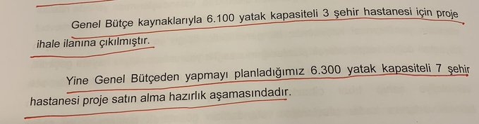 akp nin şehir hastaneleri konusunda geri vitesi