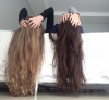 saçları beline kadar uzanan kızlar