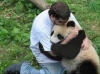 bir pandaya sarılmak