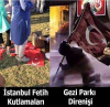 türk bayrağını yakan gezici teröristler