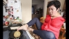 yemek yaparken ayağı yakmak / #1056714