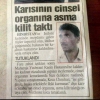 sevgilinin cinsel organına asma kilit takmak / #1744570